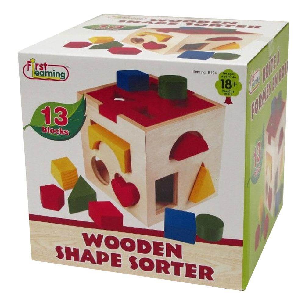 1st Learning Wooden Shape Sorter